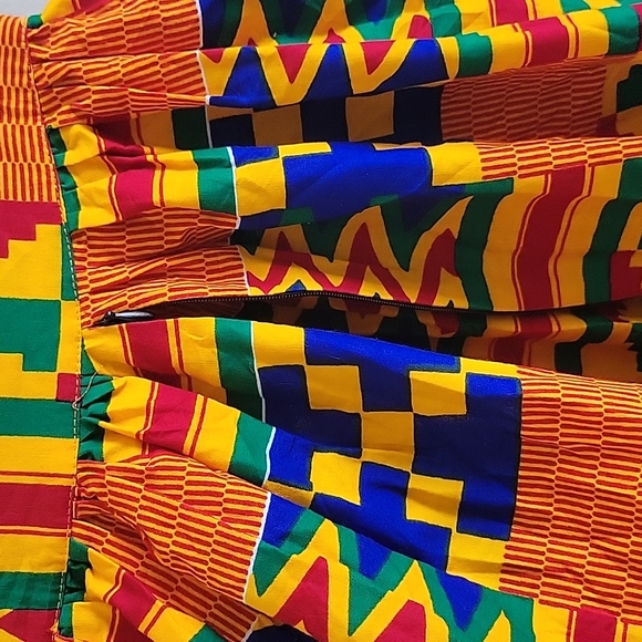 NWT OFUURE African Print Maxi Skirt - Picture 4 of 10